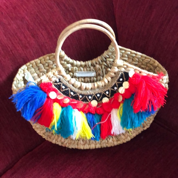 Straw handbag - Picture 1 of 2